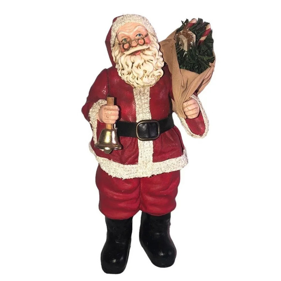 VTG CLOTHTIQUES '93 Possible Dreams #714003 Traditional Santa 7" Figure Ornament - Picture 1 of 9